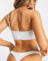 Фото #2 товара ASOS DESIGN mix and match one shoulder sleek bikini top in white