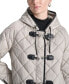 ფოტო #4 პროდუქტის Women's Hooded Toggle Quilted Coat