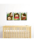 Фото #2 товара Forest Hedgehogs - Woodland Nursery Wall Art & Room Decor - 7.5" x 10"- 3 Ct
