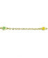 ფოტო #3 პროდუქტის Multi-Stone Ankle Bracelet (Also in Cubic Zirconia), Created for Macy's