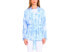 MICHAEL Michael Kors Crew Blue Women's Short Tie Dye Kimono Top Crew Blue M
