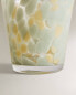 Speckled glass tumbler