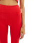 Stradivarius sport seamless legging in red co-ord