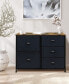 Фото #2 товара 5 Drawer Chest Dresser with Wood Top