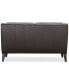 Фото #4 товара Collyn 59" Modern Leather Loveseat, Created for Macy's