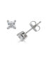 ფოტო #1 პროდუქტის Diamond Princess Cut Stud Earrings (1/2 ct. t.w.) in 14K White Gold