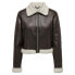 Фото #2 товара ONLY Betty Bonded leather jacket