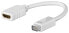 Фото #2 товара Wentronic Mini DVI/HDMI Adapter Cable - 0.1 m - 0.1 m - Mini-DVI - HDMI Type A (Standard) - Male - Female - Straight