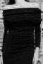 Фото #2 товара Платье облегающего кроя с открытыми плечами ZARA