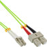 Фото #1 товара InLine Fiber Optical Duplex Cable LC/SC 50/125µm OM5 2m