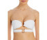 Фото #1 товара Jade Swim Womens Eva Strapless Bikini Top Swimwear White Size XS
