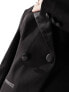 Фото #10 товара ASOS DESIGN tux double breasted blazer in black