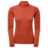 ფოტო #3 პროდუქტის MONTANE Dart Long half zip long sleeve T-shirt