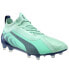 Фото #2 товара Puma One 20.1 Firm GroundArtificial Grass Soccer Cleats Womens Green Sneakers At