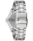 ფოტო #5 პროდუქტის Men's Crystal Stainless Steel Bracelet Watch 42mm Gift Set