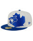 Men's Cream/Royal Toronto Blue Jays Lonestar 59FIFTY Fitted Hat