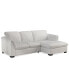 Фото #2 товара Arond 97" 2-Pc. Leather Sectional with Chaise, Created for Macy's