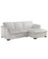 Фото #4 товара CLOSEOUT! Arond 97" 2-Pc. Leather Sectional with Chaise, Created for Macy's