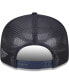 Фото #4 товара Men's Navy Auburn Tigers Grade Trucker 9FIFTY Snapback Hat