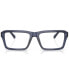 ფოტო #2 პროდუქტის Men's Rectangle Eyeglasses, EA320656-O