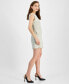 Фото #3 товара Juniors' Tweed Fringe-Hem Sheath Dress