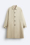 Oversize cotton trench coat