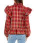 Blank Nyc Check That Out Top Women's Red 24/Xs