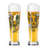 Weizenbierglas Brauchzeit IV (2er-Set)