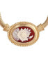 Фото #2 товара 2028 resin Rose Cameo Collar Necklace