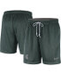 Фото #2 товара Men's Green, Gray Michigan State Spartans Reversible Performance Shorts