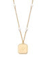 Фото #2 товара brook & york 14K Gold-Plated Quincy Personalized Initial Pendant