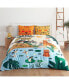 Фото #1 товара In the Jungle 100% Cotton Duvet & Pillowcase Set - King