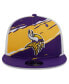 Фото #2 товара Men's Purple Minnesota Vikings Tear Trucker 9FIFTY Snapback Hat