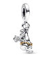 ფოტო #1 პროდუქტის Lab-Grown Diamond Disney 100th Anniversary Baloo Dangle Charm