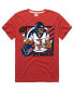 Фото #1 товара Men's C.J. Stroud Red Houston Texans 2023 NFL Draft First Round Pick Caricature Tri-Blend T-shirt