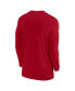 Men's Scarlet San Francisco 49ers Sideline Coach UV Performance Long Sleeve T-Shirt