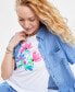 ფოტო #4 პროდუქტის Women's Fresh Bouquet T-Shirt, Created for Macy's