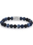 Rebel & Rose Bracelet Blue Rocks RR-80045-S-L+ mens