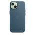 Фото #4 товара Чехол Apple FineWoven Case mit MagSafe для iPhone 15, синий, моноколор.