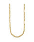Фото #2 товара Diamond2Deal 18k Yellow Gold Oval Links Necklace