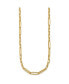 ფოტო #2 პროდუქტის 18k Yellow Gold Oval Links Necklace