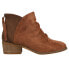 Фото #2 товара Corkys Sis Round Toe Chelsea Booties Womens Brown Casual Boots 80-9996-BRWN