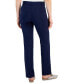 Women's Slim-Leg Curvy-Fit Pants, Regular & Short Lengths, Created for Macy's Синий, 14 - фото #2