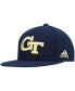 Фото #1 товара Men's Navy Georgia Tech Yellow Jackets Team On-Field Baseball Fitted Hat