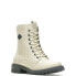 Фото #3 товара Harley-Davidson Walsen 5" Lace D87255 Womens Beige Leather Motorcycle Boots