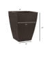Фото #2 товара Modern Planter Tall Square Espresso 16in x 23in