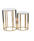 Iron Contemporary Accent Table, Set of 2