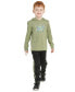 Фото #1 товара Little & Toddler Boys Graphic Hooded T-Shirt & Pants, 2 Piece Set