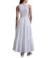 Фото #2 товара Платье макси DKNY на резинке из хлопковой марли для женщин