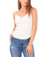 Фото #1 товара Women's Sleeveless Cowl Neck Ruched Tank Top